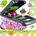 13-in-1 Multifunctional Vegetable Chopper Professional Onion Chopper with 8 Blades for Restaurant Kitchen Cook Easy