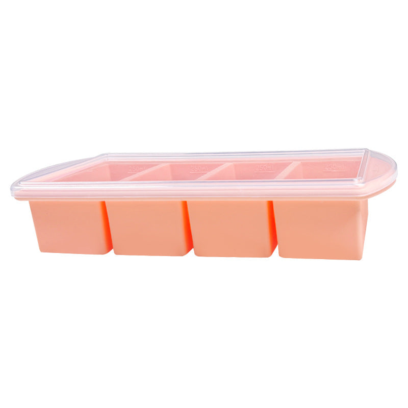 Meal prep silicone block molds