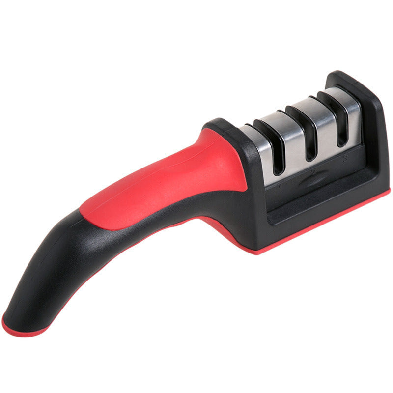 Multifunctional manual knife sharpener