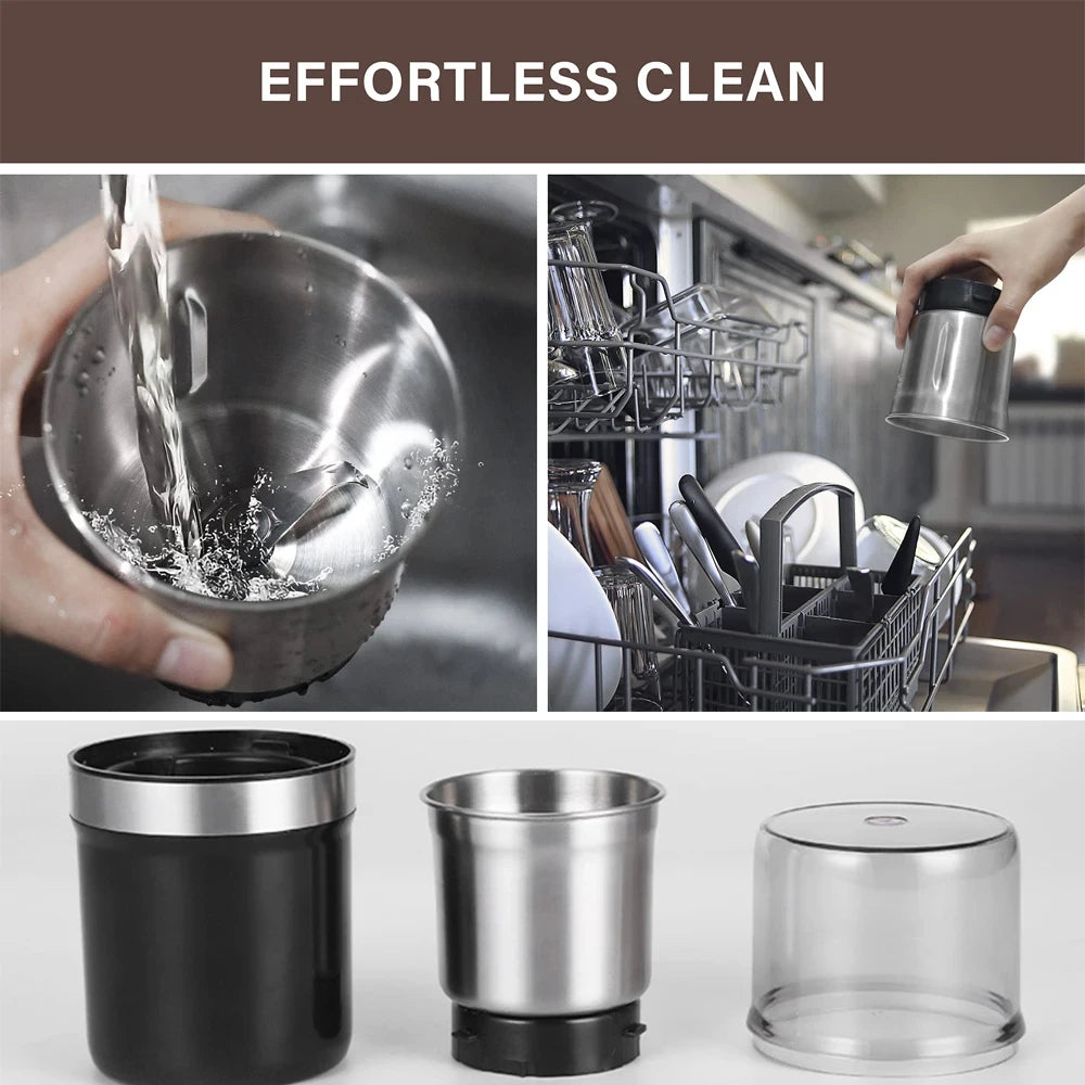 Coffee Grinder high-power Beans Grinder Machine  Detachable for cleaning household multifunctional Blender For Kitchen Cafe