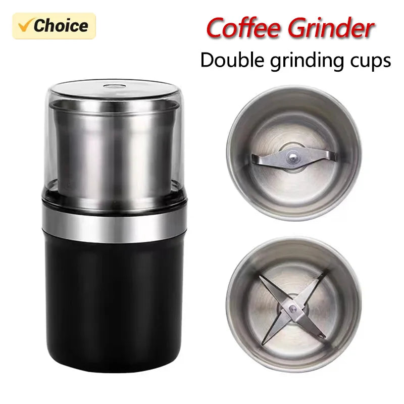 Coffee Grinder high-power Beans Grinder Machine  Detachable for cleaning household multifunctional Blender For Kitchen Cafe