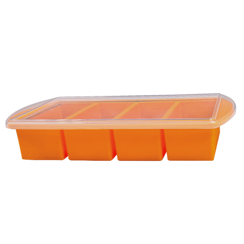 Meal prep silicone block molds
